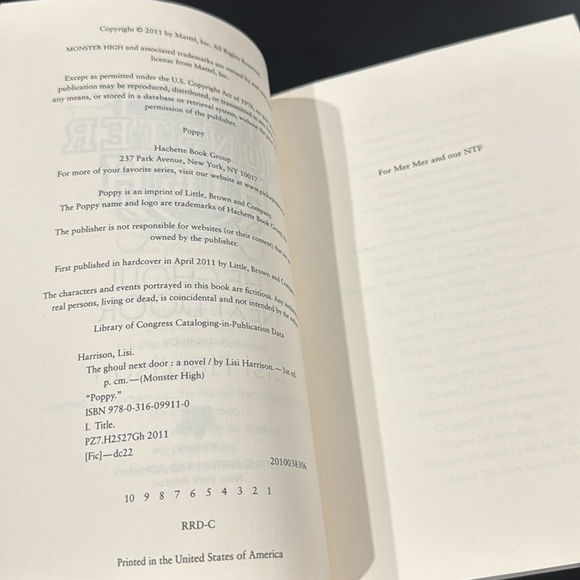 Monster High #2: The Ghoul Next Door by Lisi Harrison - Paperback Novel - Picture 5 of 8